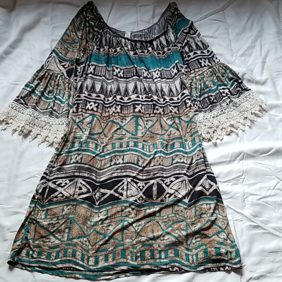 Lace Fringed Dress - Picture 5 of 5